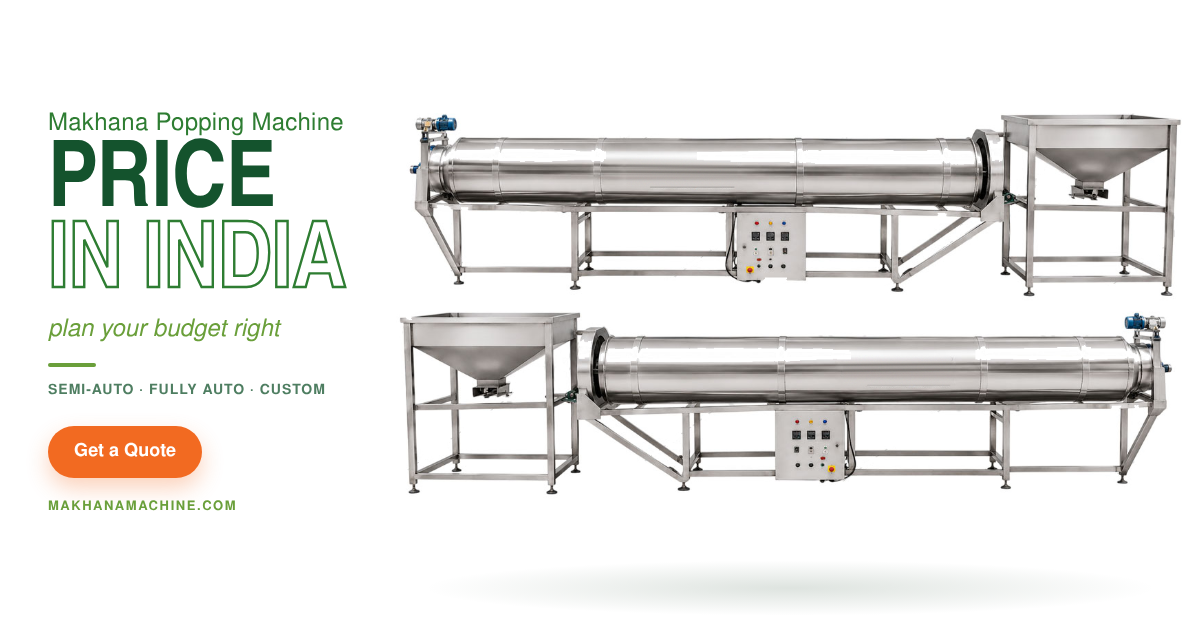 makhana popping machine