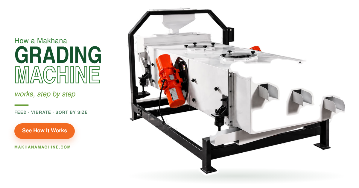 makhana grading machine