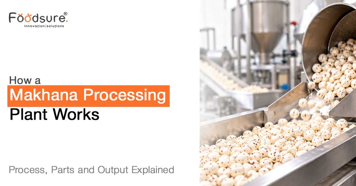 makhana processing plant