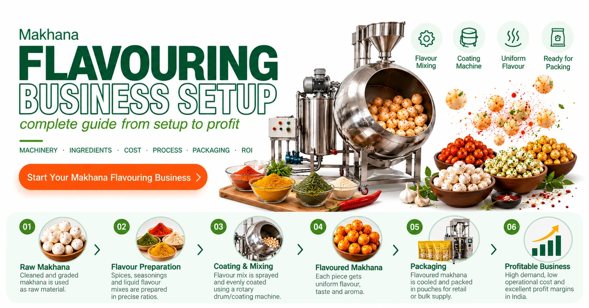 makhana-flavouring-business-setup