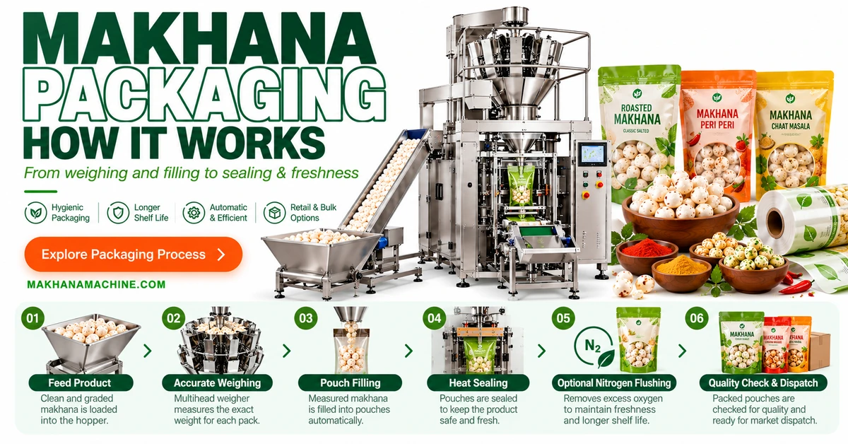 makhana packaging machine